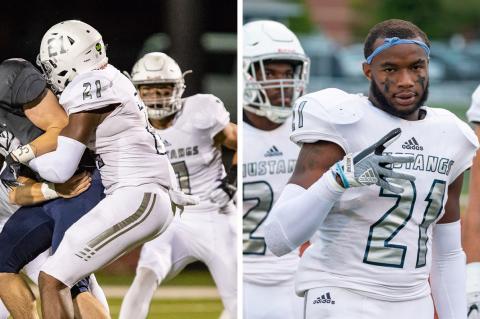 Blue Valley North defensive back Stephon Camp has earned a reputation as a positive influence in his community know for his commitment to community service. (Photos by Adam Murray Photography)