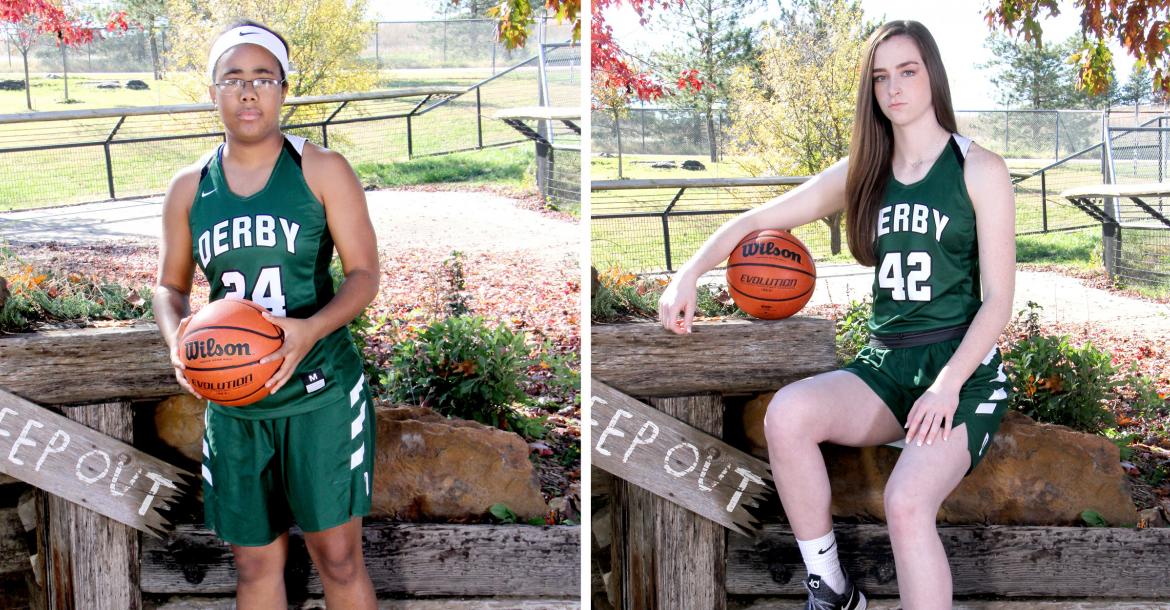 Pictured, left-to-right: Tor'e Alford and Kennedy Brown, Derby (Photos by Bree McReynolds-Baetz Photography)