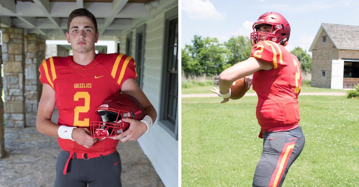 Labette County quarterback Easton Dean was one of the state's top prospects over the last two seasons and after graduating early is already on campus at Iowa State. (Photos by Derek Livingston)