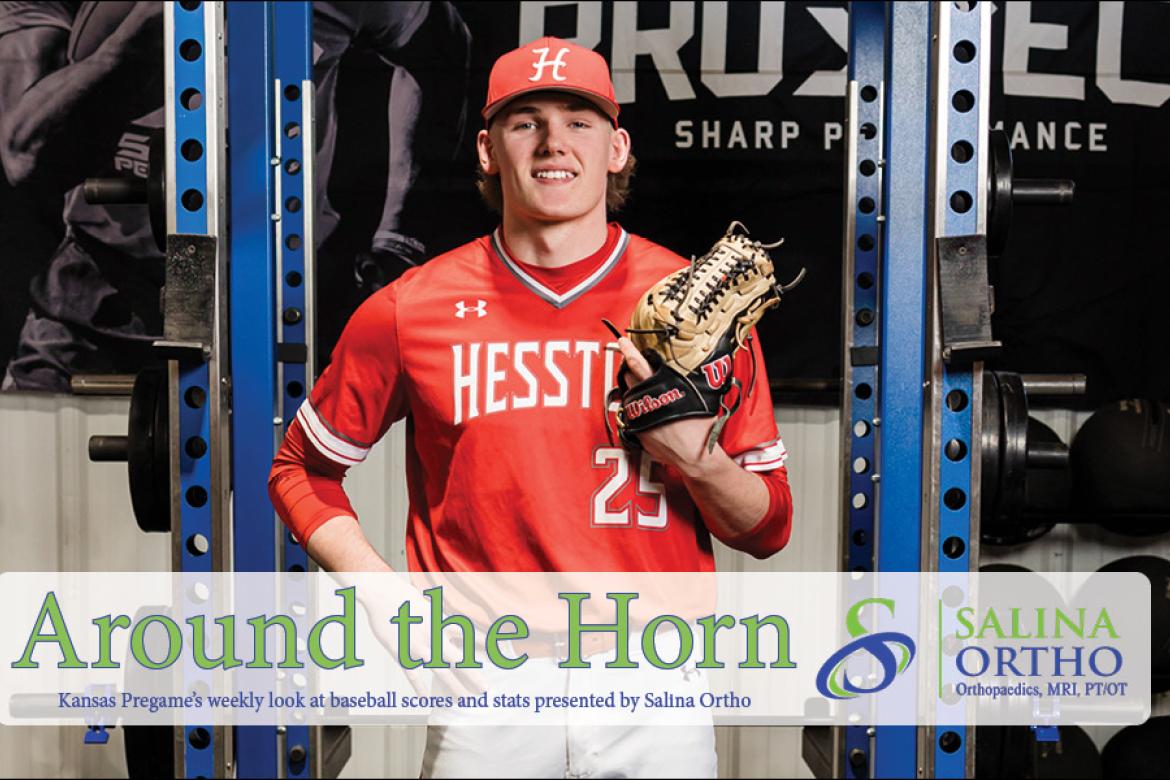 Hesston senior Whit Rhodes, a Nebraska baseball commit, is leading the way for a Swather team that is now 9-2 on the season. (Photo: Heather Kindall Photography)